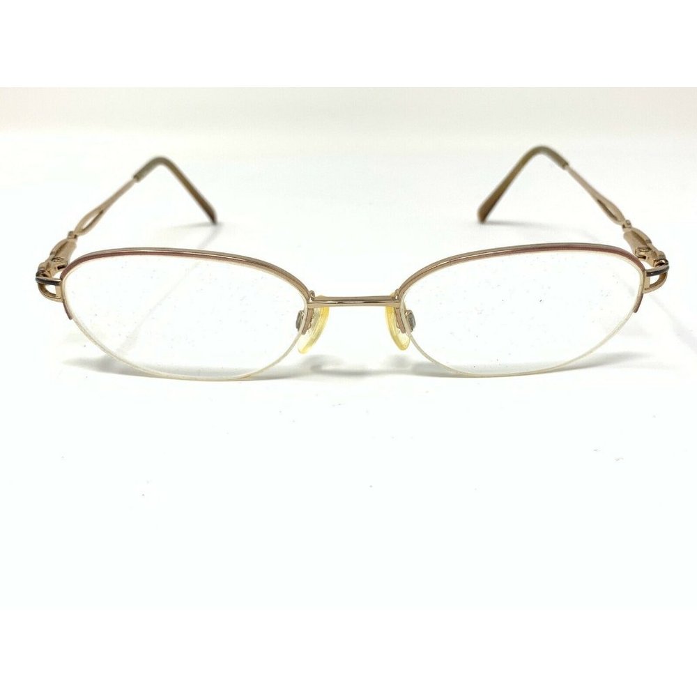 ARISTAR AR6852 COLOR-035 Gold 51-19-140 EYEGLASSES PEACH HALF RIMLESS FRAMES